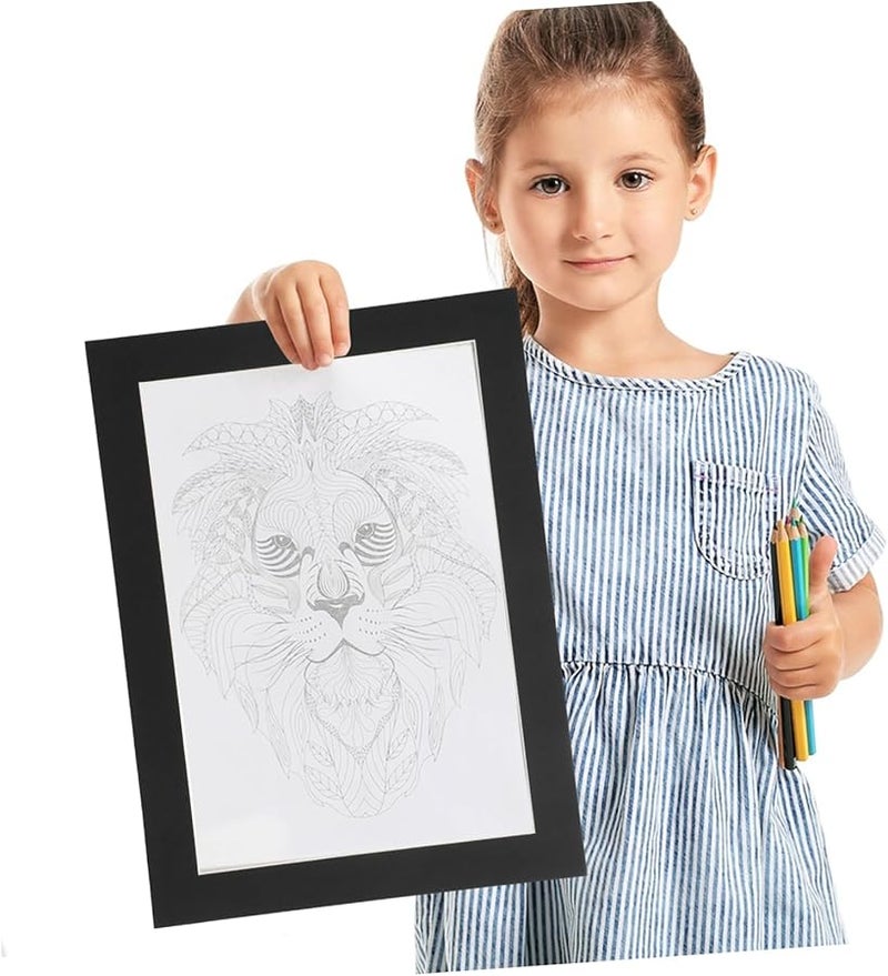 Unomor 12 Pack DIY Drawing Frames For Artwork Storage Display Creativity Presentation - Image 5